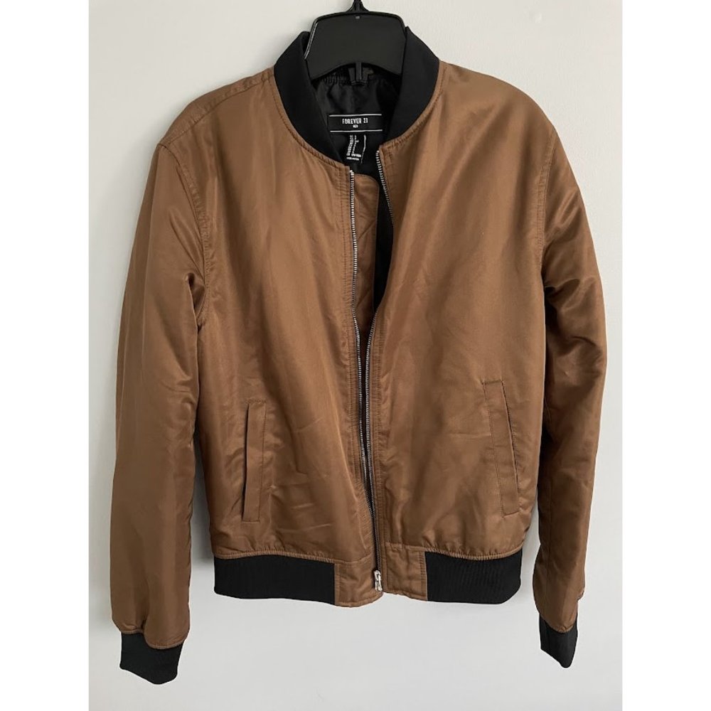 Brown Bomber Jacket Good Condition
